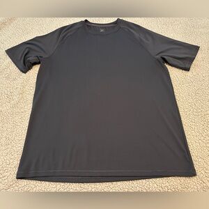 George Men’s Short Sleeve Rash guard, Dark Gray, Size L